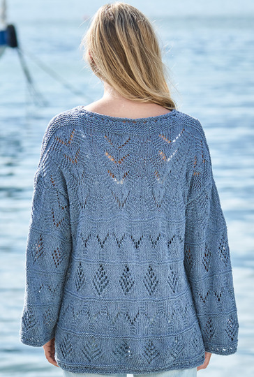 Denimblauer Mustermix