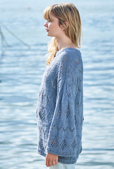 Denimblauer Mustermix