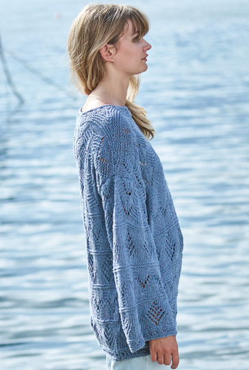 Denimblauer Mustermix