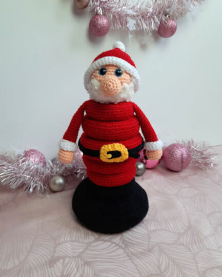 Häkelanleitung für Stapelturm "Santa"