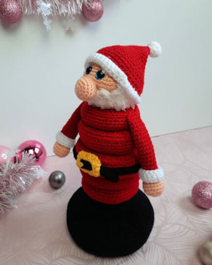 Häkelanleitung für Stapelturm "Santa"