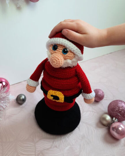 Häkelanleitung für Stapelturm "Santa"