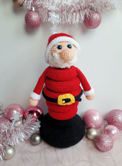 Häkelanleitung für Stapelturm "Santa"