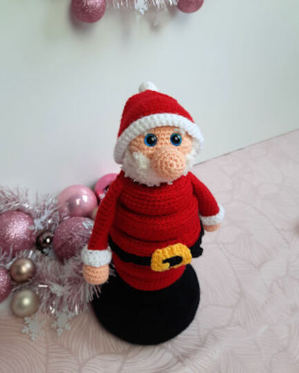 Häkelanleitung für Stapelturm "Santa"