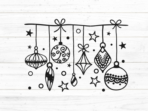 Baumkugeln Teil1 Plotterdatei SVG DXF FCM