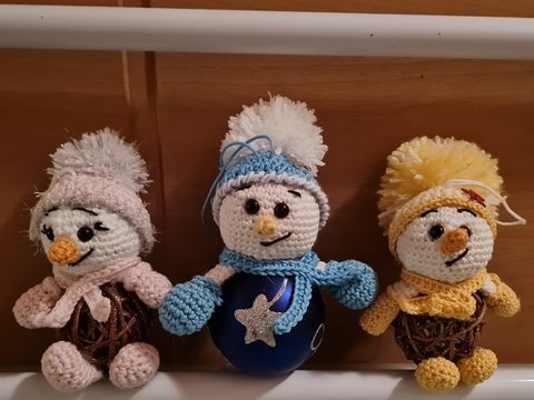 Dekokugel Schneemann