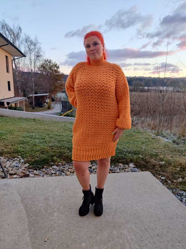 Häkelkleid/Pullover Viola alle Größen und Längen
