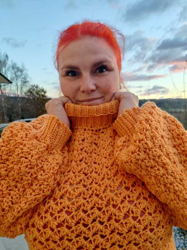 Häkelkleid/Pullover Viola alle Größen und Längen - Bild 2