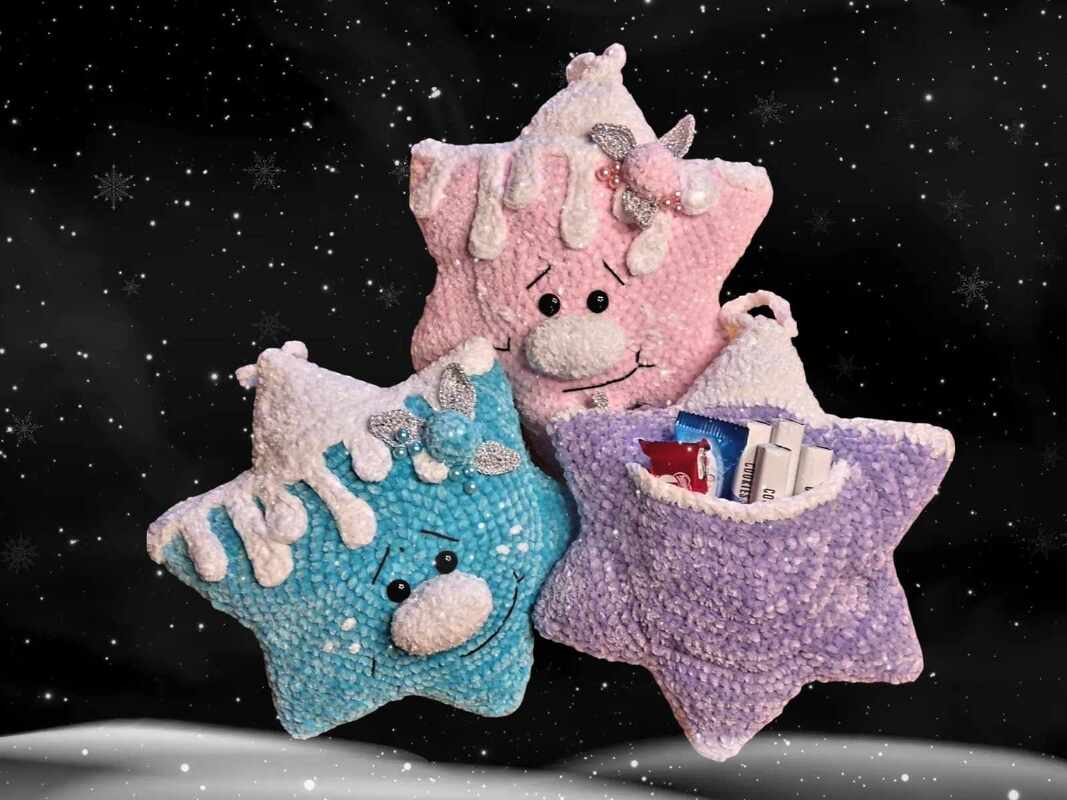Häkelanleitung / Amigurumi / Winter ~ Sternchen
