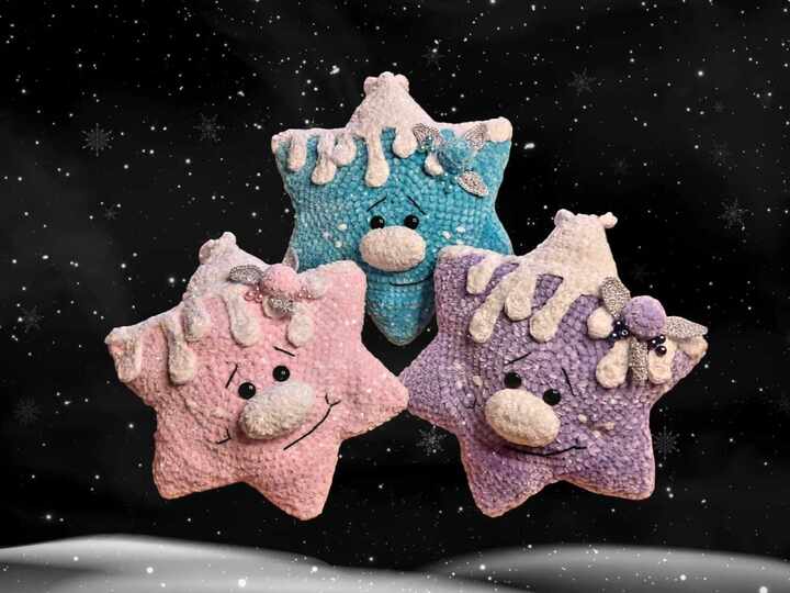 Häkelanleitung / Amigurumi / Winter ~ Sternchen