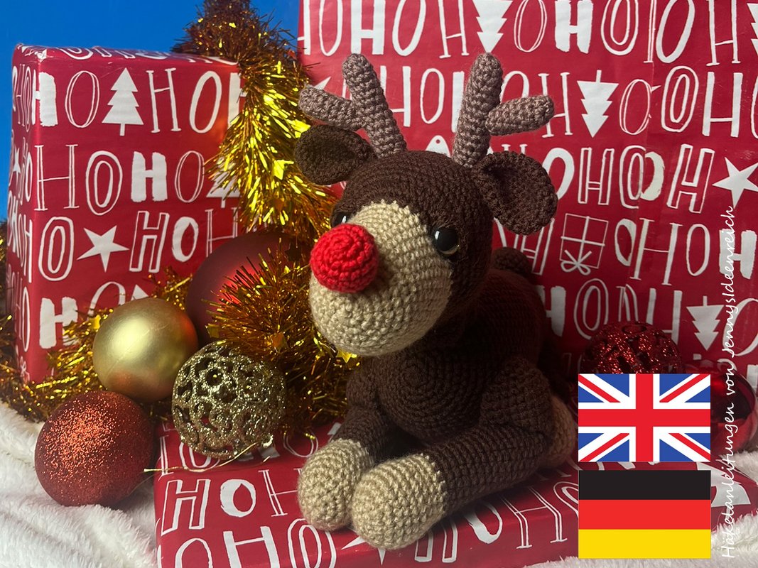Reindeer Amigurumi pattern crochet for christmas