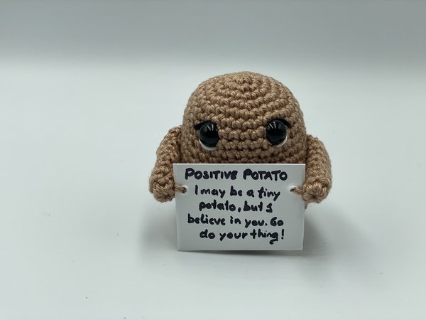 Crochet Pattern - Motivation - Positive Bee / Positive Potatoe