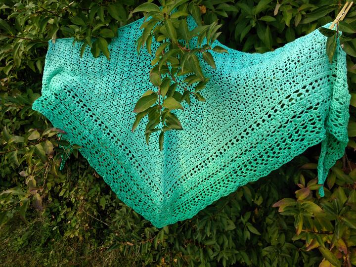 Häkelanleitung Tuch Maris