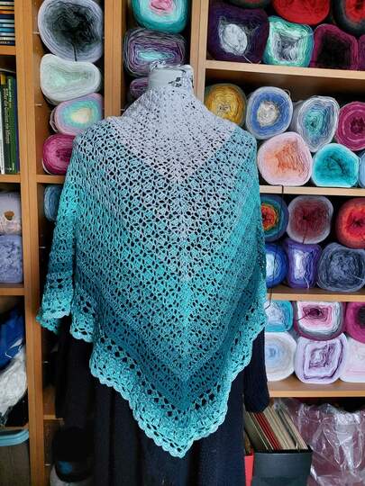 Häkelanleitung Tuch Maris