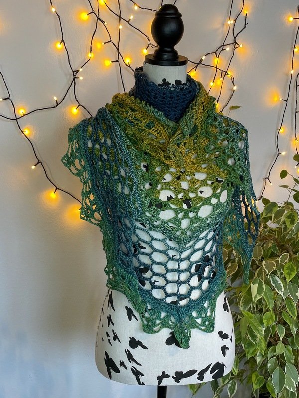 Häkeltuch Luftiküsschen - XXL-Tuch im Mustermix - Bild 16