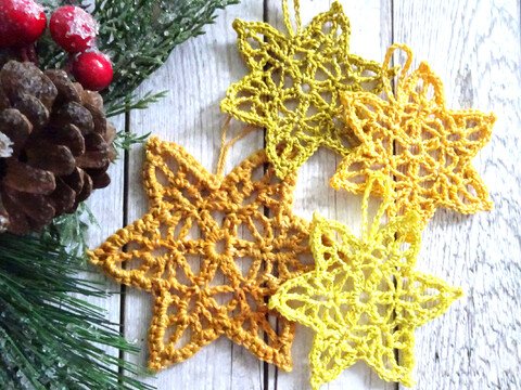 Häkelanleitung filigraner Stern