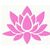 Stickdatei Lotus Lotusblume 10x10 Blume Yoga