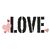 Stickdatei Schrift Love 10x10 13x18 Applikation Liebe Muttertag Valentinsta