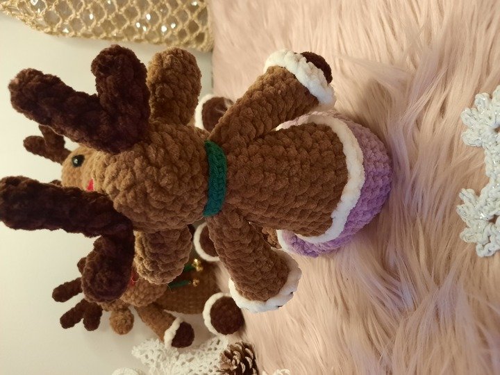 Häkelanleitung / Rentier Klausi