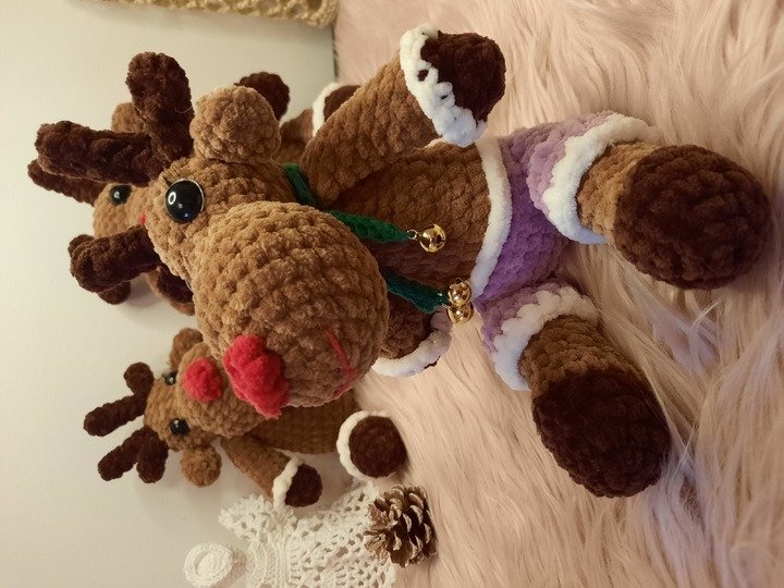 Häkelanleitung / Rentier Klausi