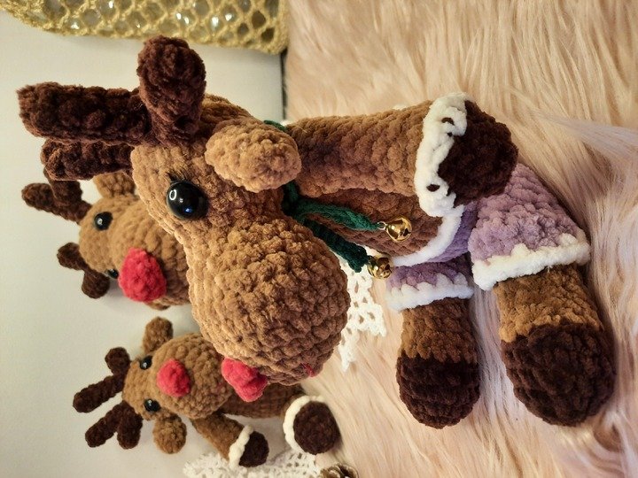 Häkelanleitung / Rentier Klausi