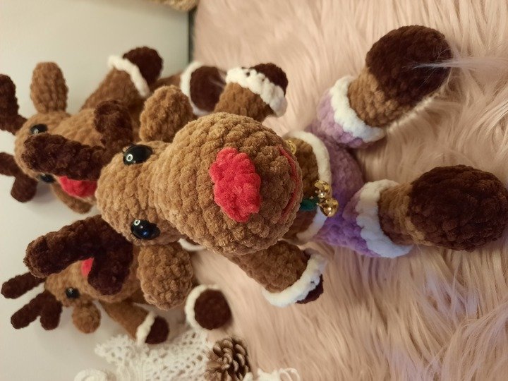 Häkelanleitung / Rentier Klausi