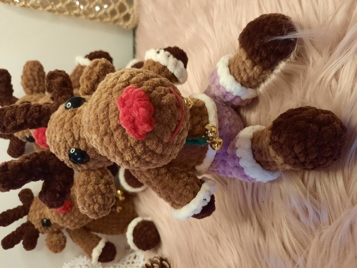 Häkelanleitung / Rentier Klausi