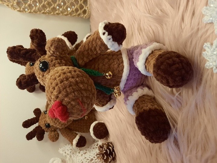 Häkelanleitung / Rentier Klausi