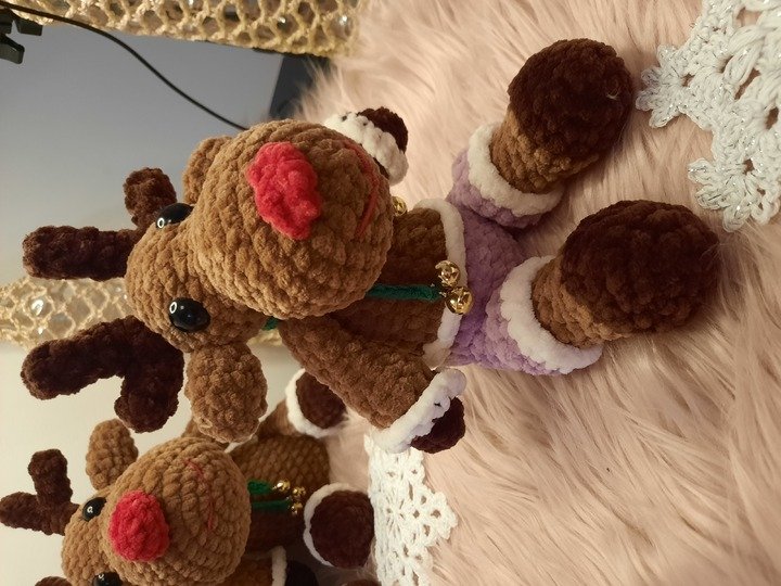 Häkelanleitung / Rentier Klausi