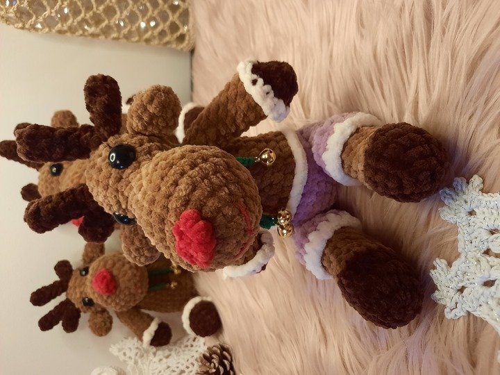 Häkelanleitung / Rentier Klausi