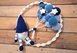 Balloon Gnome Christmas Wreath crochet pattern in german and in english