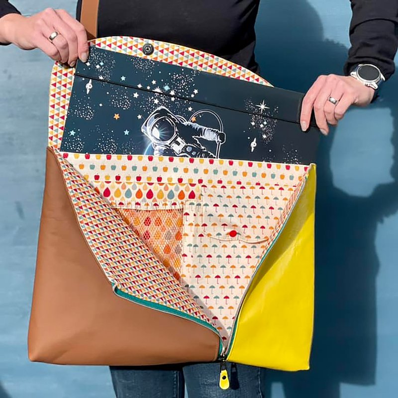 Tasche "Smartkram 14-16-18" (Nähanleitung und Schnittmuster in 3 Größen) - Bild 3