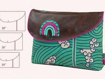 Tasche "Smartkram 14-16-18" (Nähanleitung und Schnittmuster in 3 Größen)