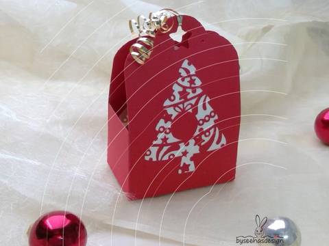 Weihnachten Tasche Tannenbaum Plotterdatei SVG DXF