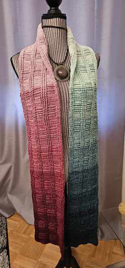 Unisex   Schal Häkelanleitung Gambit