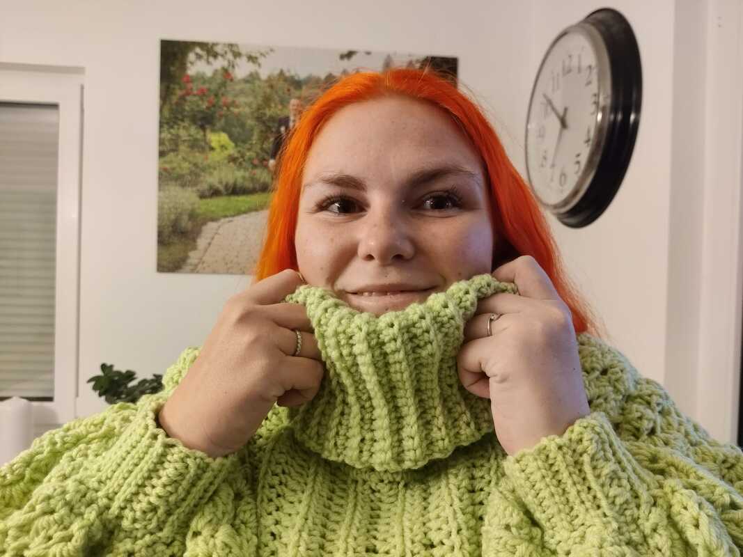 Häkelpullover Jasmin alle Größen und Längen - Bild 3