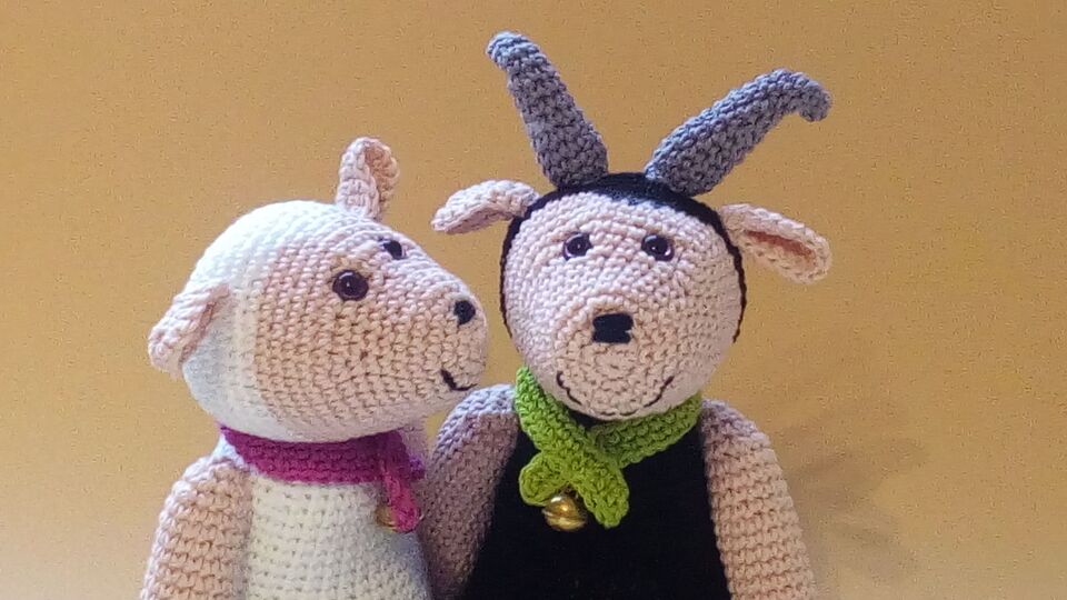 Häkelanleitung - Sheldon & Sheila Schaf