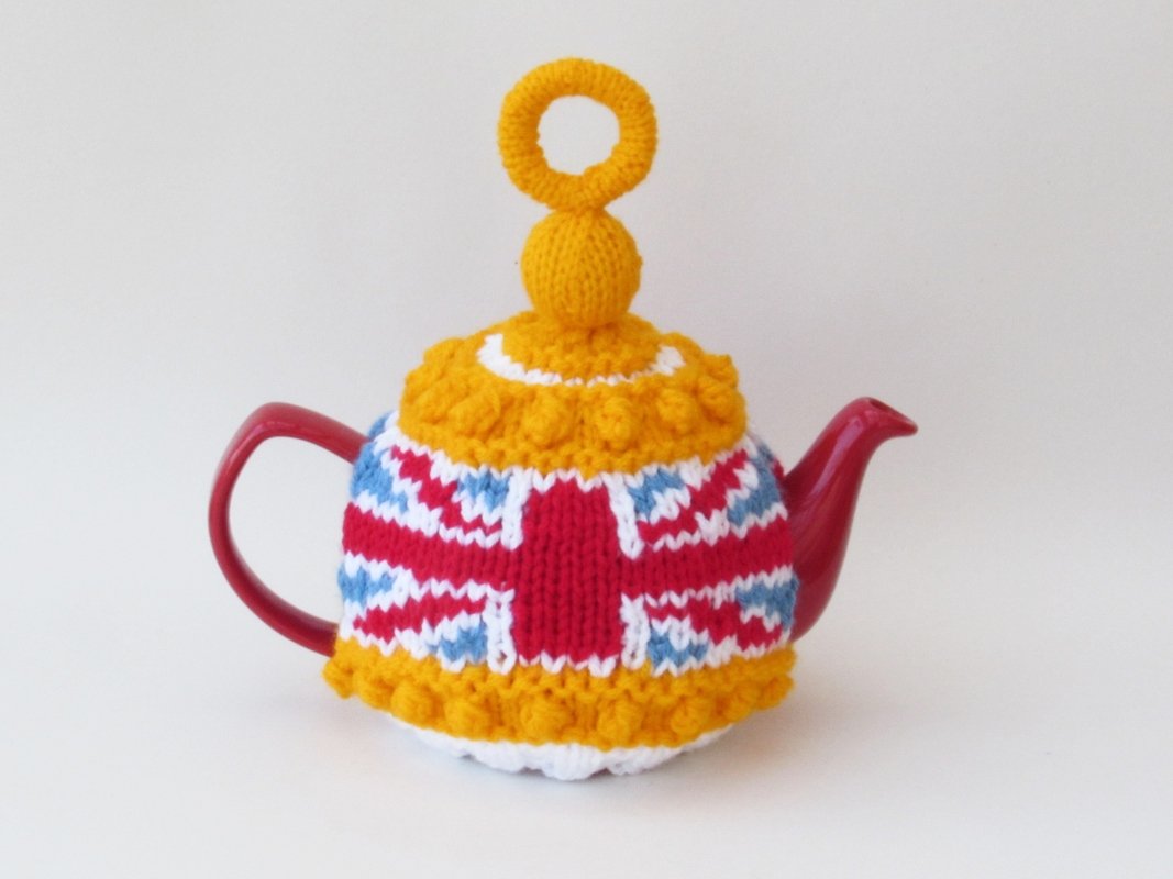 TeaCosyFolk's Union Jack Tea Cosy Knitting Pattern