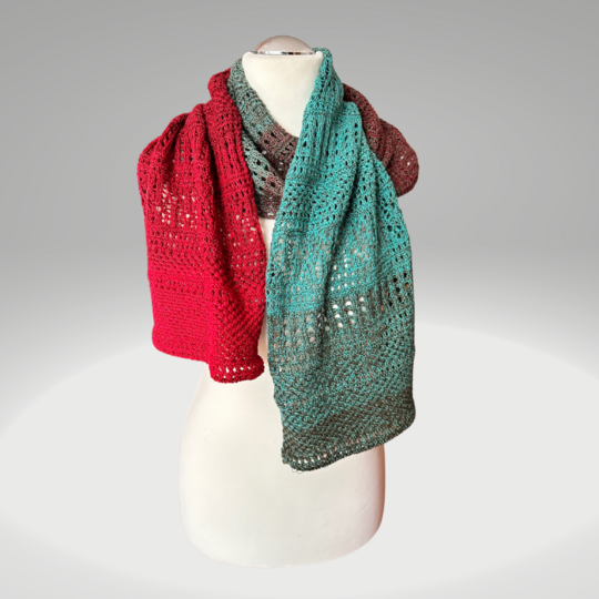 Schal Westow mit Farbverlauf - Strickanleitung