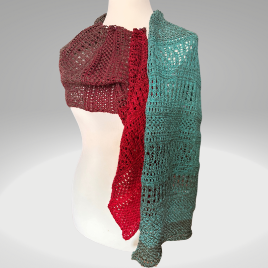 Schal Westow mit Farbverlauf - Strickanleitung