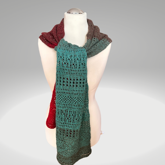 Schal Westow mit Farbverlauf - Strickanleitung