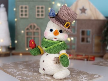 Crochet pattern Snowman