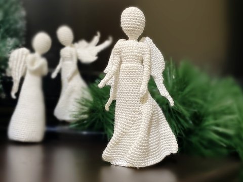 Häkelanleitung für Engel - Perfekt für Weihnachten oder den Valentinstag