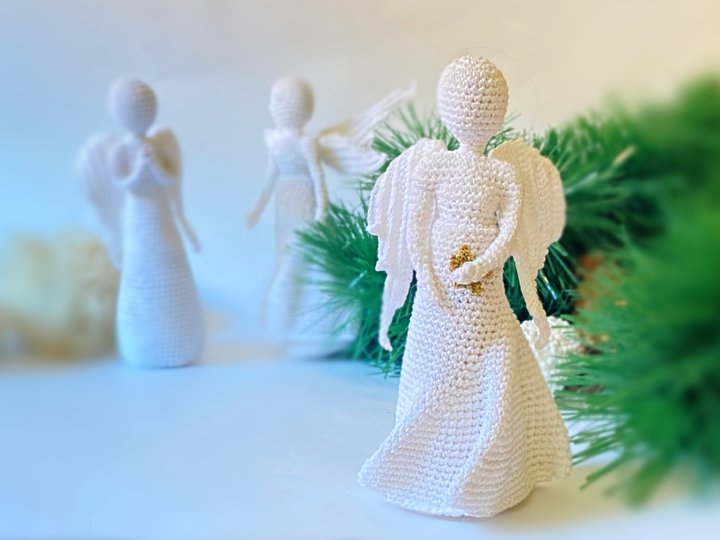 Häkelanleitung für Engel - Perfekt für Weihnachten oder den Valentinstag