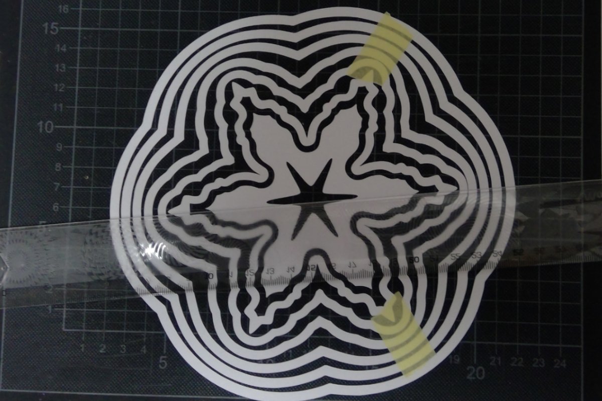 Christmasstar 2 Plotterdatei SVG DXF FCM