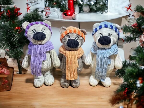 Häkelanleitung: "Winterbärchen"