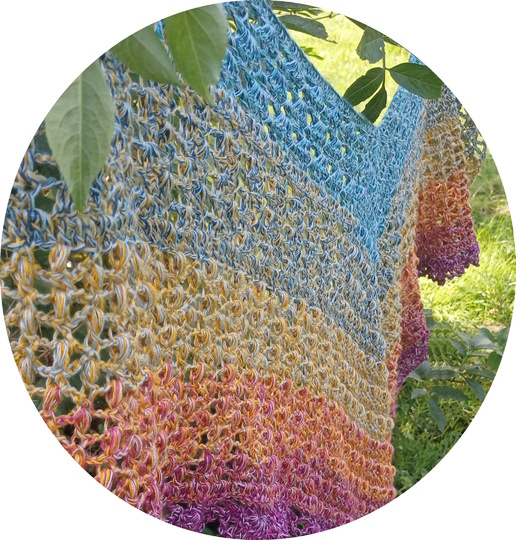 Adventskalender 2023 Dreiecksschal "Amar" häkeln