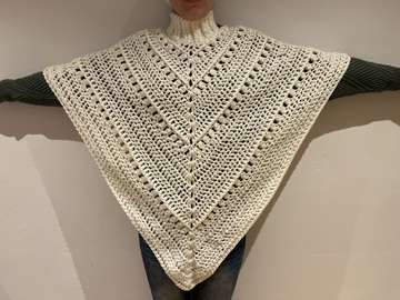 Poncho/ Schalkragen "Vintage"