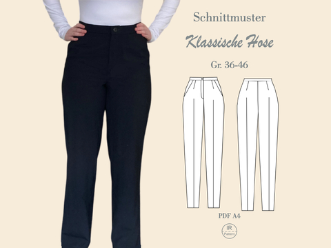 Klassische Hose Schnittmuster