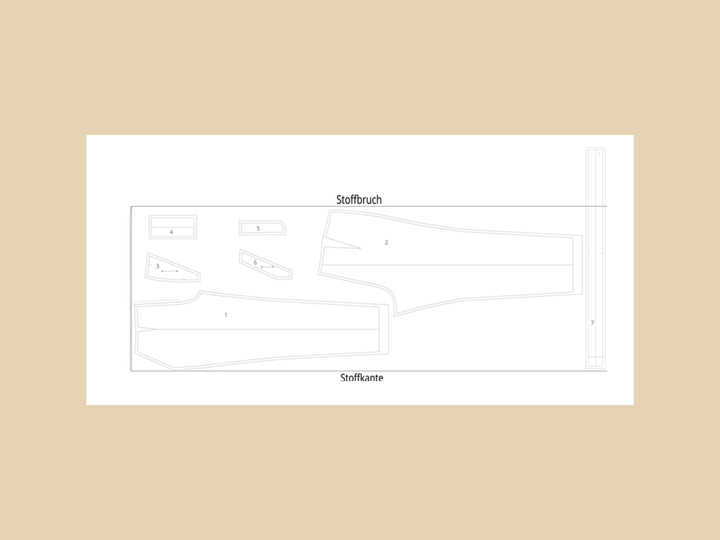 Klassische Hose Schnittmuster